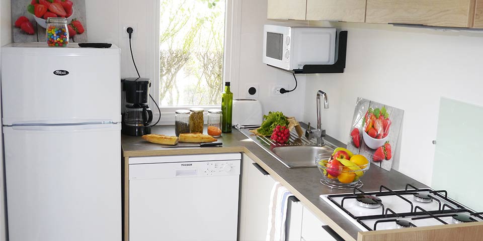 ARCHIPEL range : static caravan, sleeps 10/12, 2+2 bedrooms, covered terrace image 4