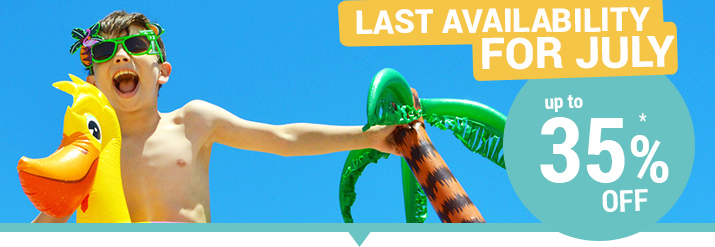 Our offers July holiday bargains