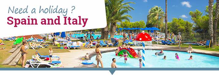 Our offers 150€ off your holiday in Spain and Italy