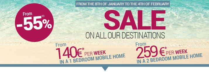 Our offers Super sale for your 2015 holiday with Vagues Océanes