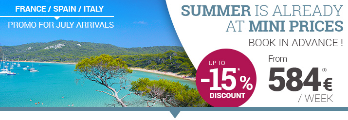 Our offers Promo on your July holidays