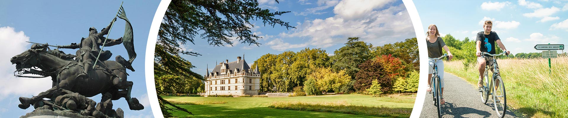 Campsite near to the chateaux of the Loire